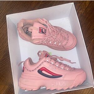 Pink Fila Distruptor